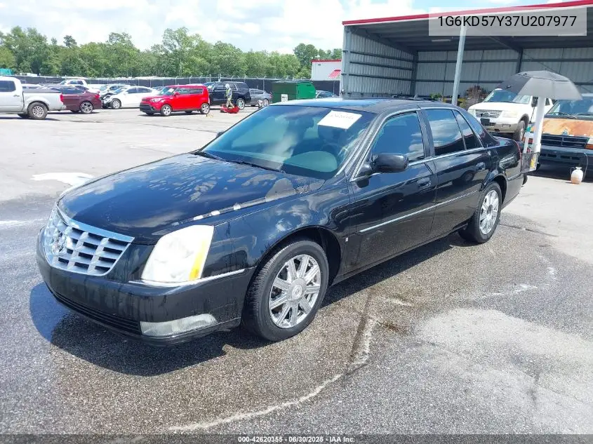 2007 Cadillac Dts Luxury Ii VIN: 1G6KD57Y37U207977 Lot: 42620355