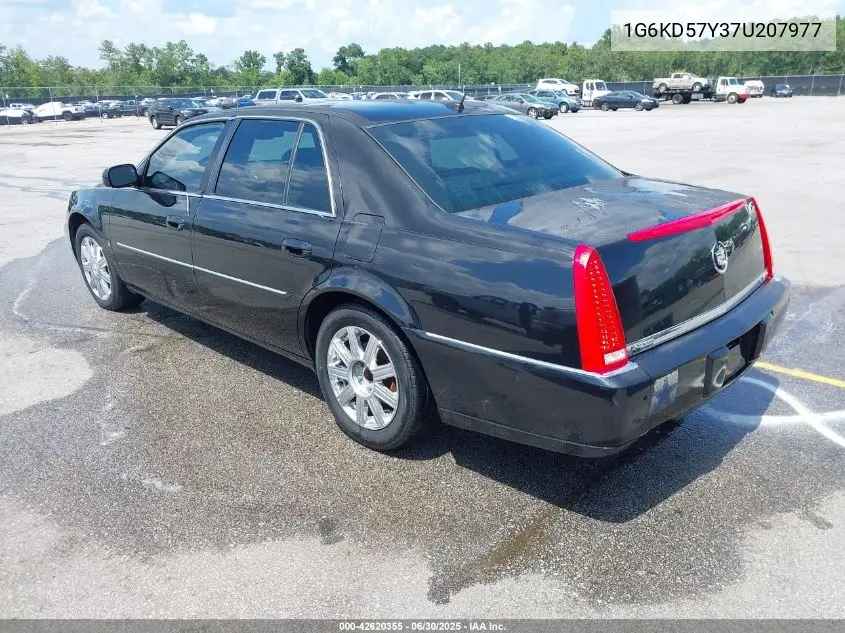 2007 Cadillac Dts Luxury Ii VIN: 1G6KD57Y37U207977 Lot: 42620355