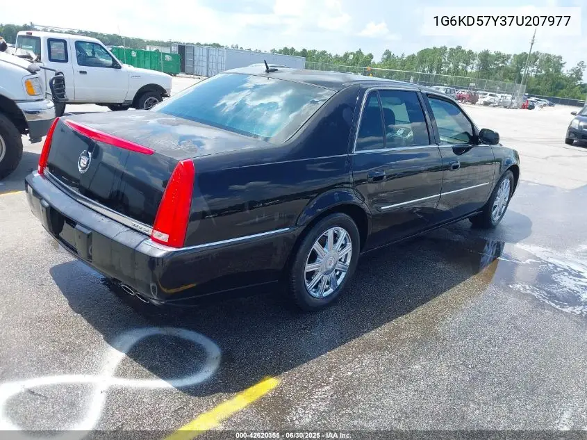 2007 Cadillac Dts Luxury Ii VIN: 1G6KD57Y37U207977 Lot: 42620355