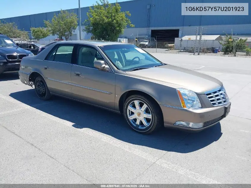 2007 Cadillac Dts Luxury I VIN: 1G6KD57Y57U201923 Lot: 42697540