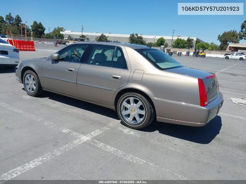 2007 Cadillac Dts Luxury I VIN: 1G6KD57Y57U201923 Lot: 42697540