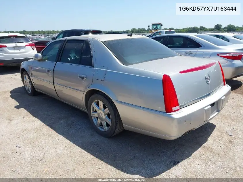 2007 Cadillac Dts Luxury I VIN: 1G6KD57YX7U163444 Lot: 42699315