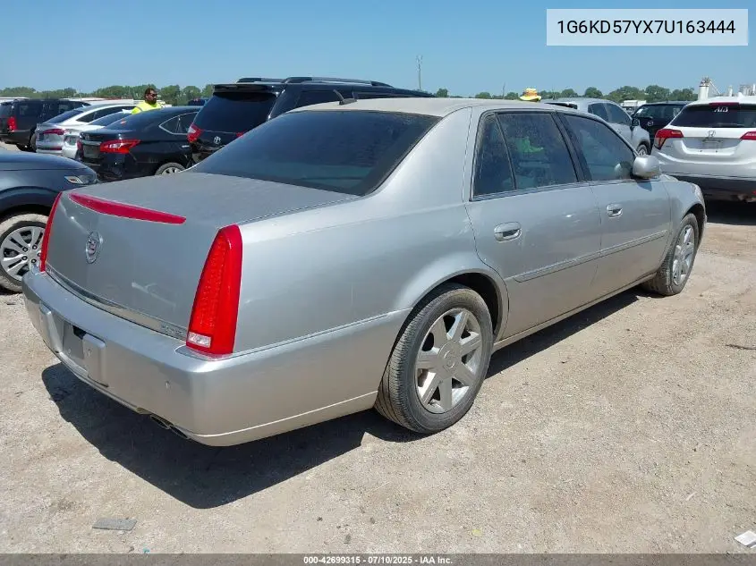 2007 Cadillac Dts Luxury I VIN: 1G6KD57YX7U163444 Lot: 42699315