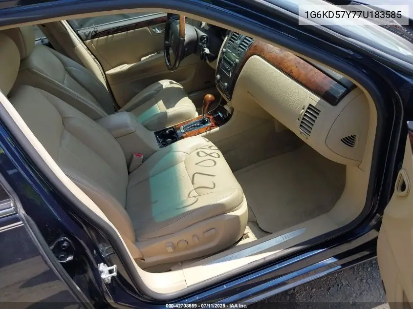 2007 Cadillac Dts VIN: 1G6KD57Y77U183585 Lot: 42708659