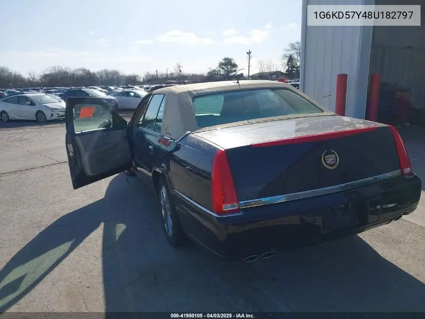 2008 Cadillac Dts 1Sd VIN: 1G6KD57Y48U182797 Lot: 41950105