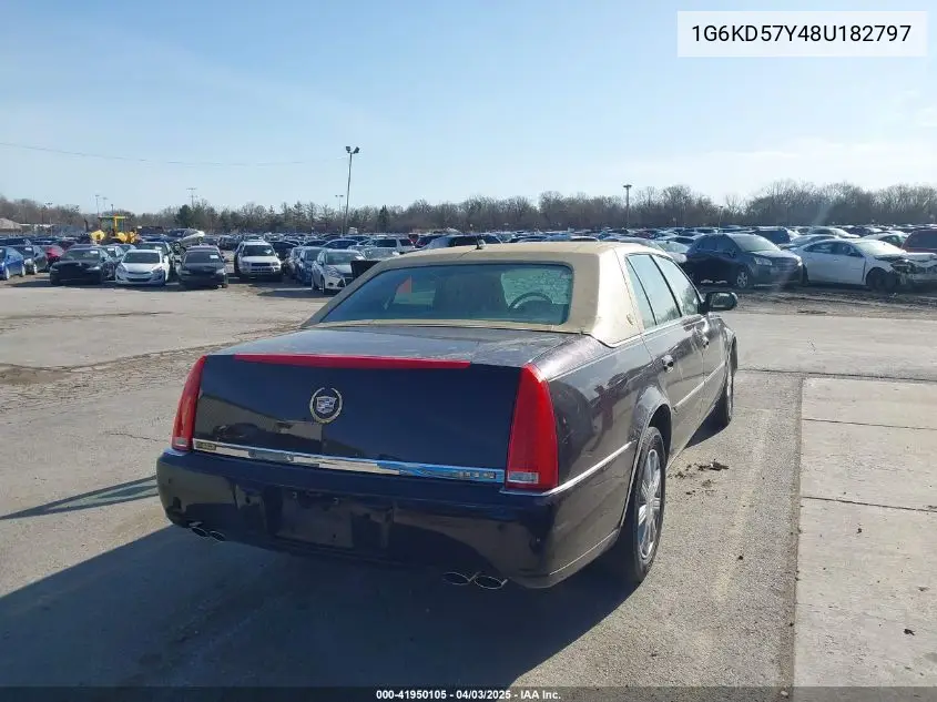 2008 Cadillac Dts 1Sd VIN: 1G6KD57Y48U182797 Lot: 41950105