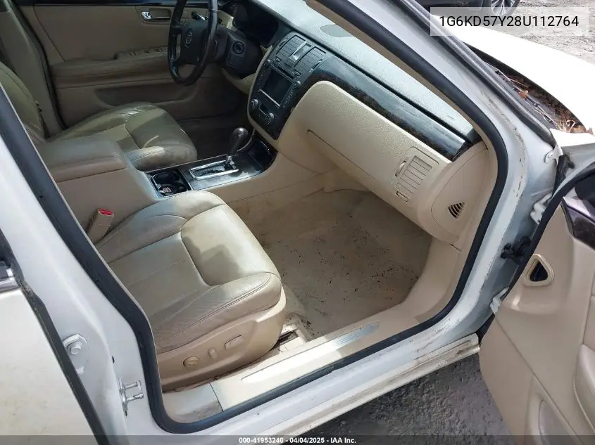 2008 Cadillac Dts 1Sc VIN: 1G6KD57Y28U112764 Lot: 41953240