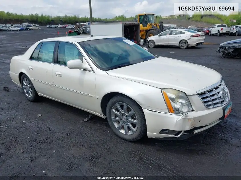 2008 Cadillac Dts 1Sc VIN: 1G6KD57Y68U169694 Lot: 42196297