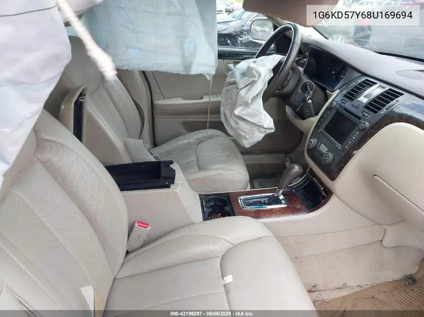 2008 Cadillac Dts 1Sc VIN: 1G6KD57Y68U169694 Lot: 42196297