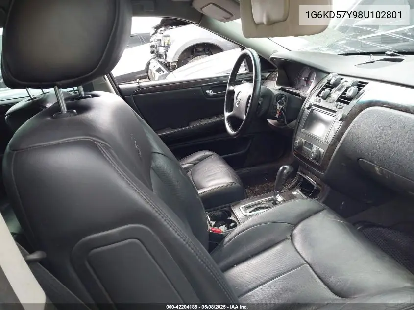 2008 Cadillac Dts 1Sc VIN: 1G6KD57Y98U102801 Lot: 42204185
