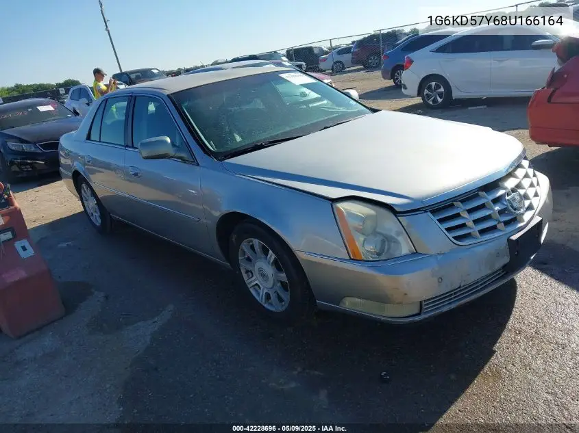 2008 Cadillac Dts 1Sc VIN: 1G6KD57Y68U166164 Lot: 42228696