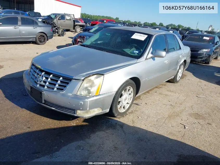 2008 Cadillac Dts 1Sc VIN: 1G6KD57Y68U166164 Lot: 42228696