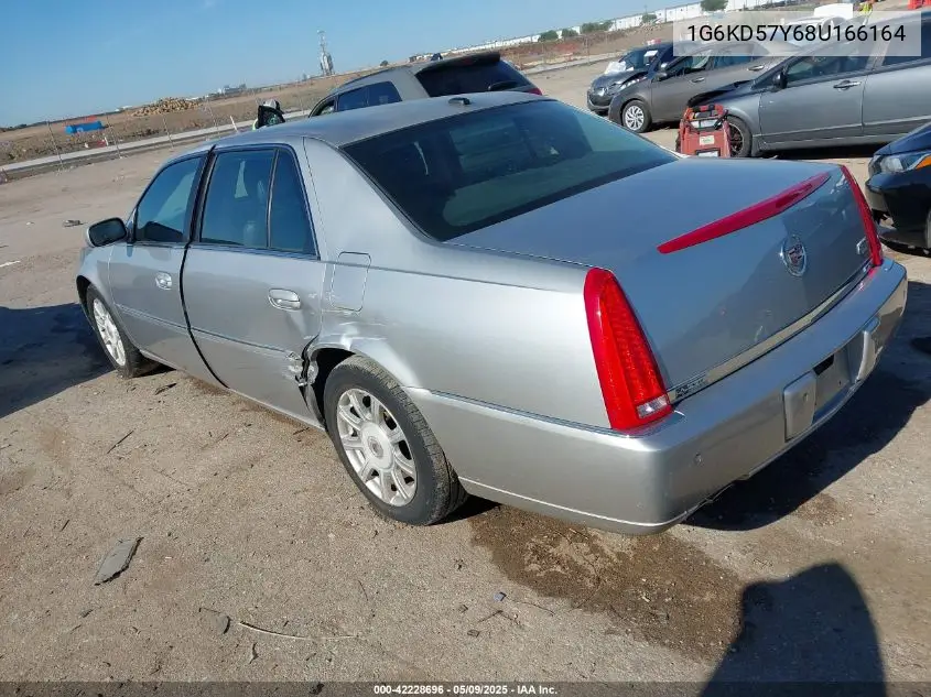 2008 Cadillac Dts 1Sc VIN: 1G6KD57Y68U166164 Lot: 42228696