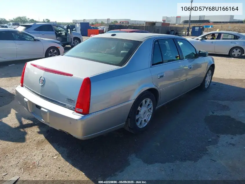 2008 Cadillac Dts 1Sc VIN: 1G6KD57Y68U166164 Lot: 42228696