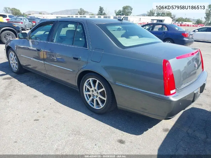 2008 Cadillac Dts 1Se VIN: 1G6KD57958U186513 Lot: 42245139