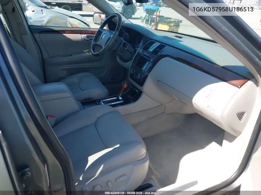 2008 Cadillac Dts 1Se VIN: 1G6KD57958U186513 Lot: 42245139