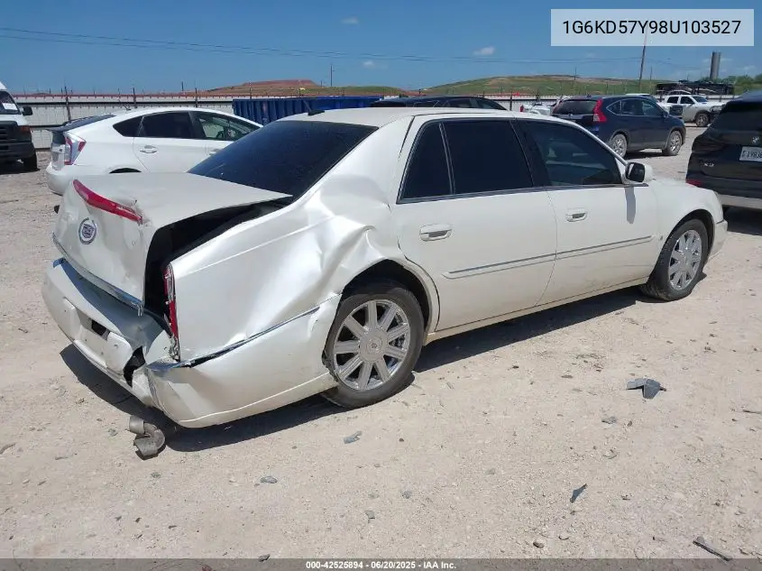 2008 Cadillac Dts 1Sd VIN: 1G6KD57Y98U103527 Lot: 42525894
