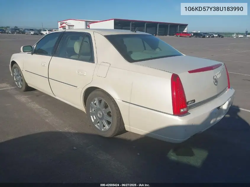 2008 Cadillac Dts 1Sc VIN: 1G6KD57Y38U183990 Lot: 42585424