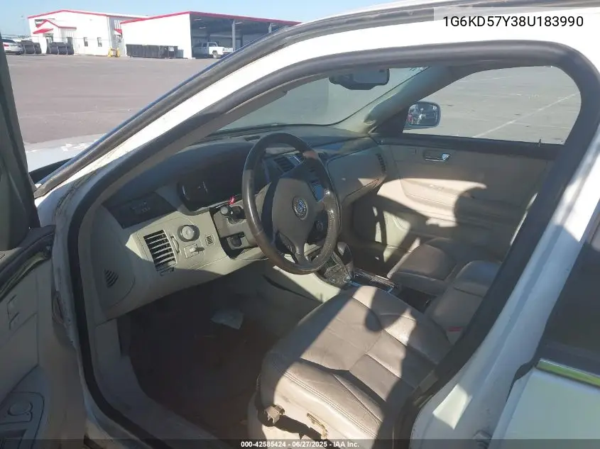 2008 Cadillac Dts 1Sc VIN: 1G6KD57Y38U183990 Lot: 42585424