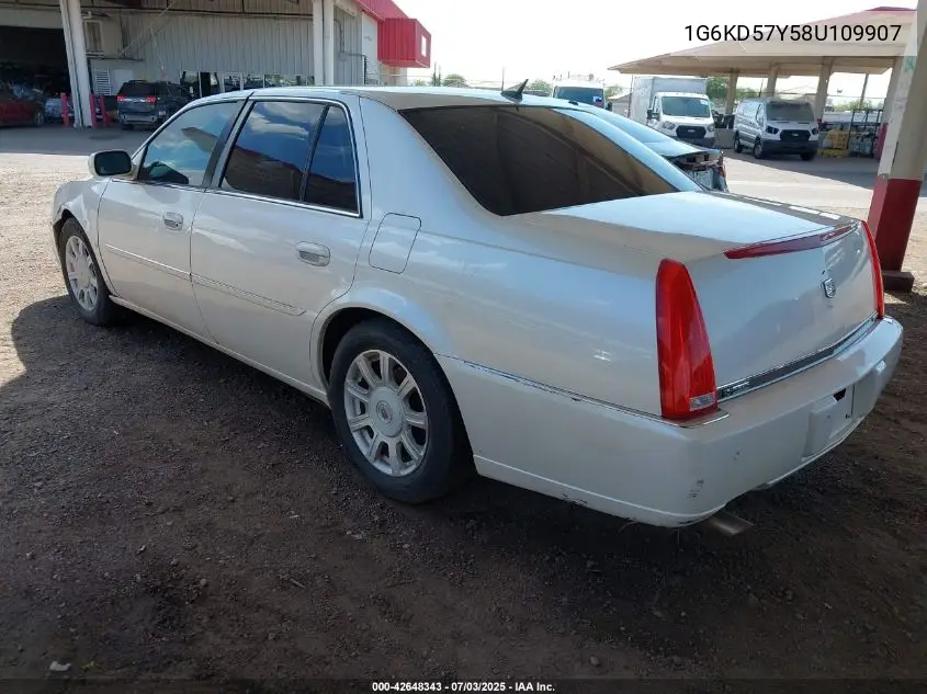 2008 Cadillac Dts 1Sb VIN: 1G6KD57Y58U109907 Lot: 42648343