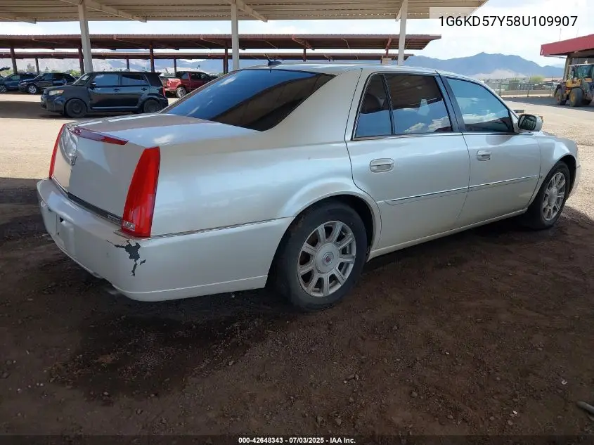 2008 Cadillac Dts 1Sb VIN: 1G6KD57Y58U109907 Lot: 42648343