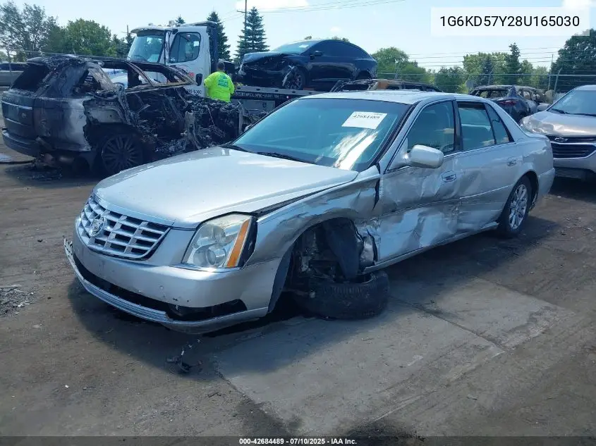 2008 Cadillac Dts 1Sb VIN: 1G6KD57Y28U165030 Lot: 42684489
