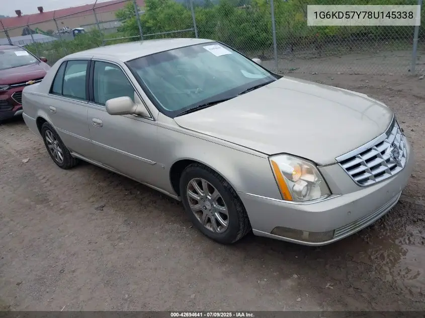 2008 Cadillac Dts 1Sb VIN: 1G6KD57Y78U145338 Lot: 42694641