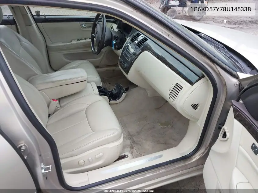 2008 Cadillac Dts 1Sb VIN: 1G6KD57Y78U145338 Lot: 42694641