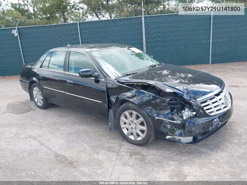 2009 Cadillac Dts 1Sd VIN: 1G6KD57Y29U141800 Lot: 42190874