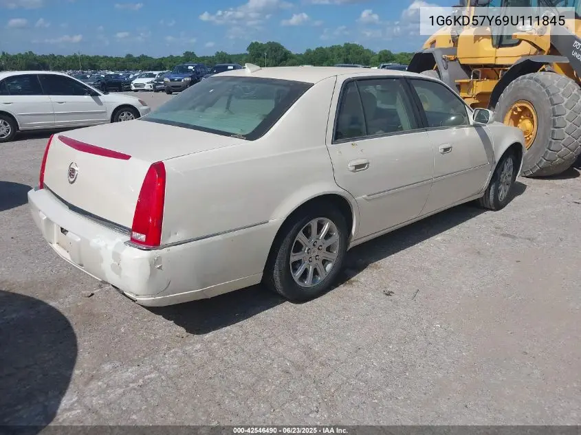 2009 Cadillac Dts VIN: 1G6KD57Y69U111845 Lot: 42546490