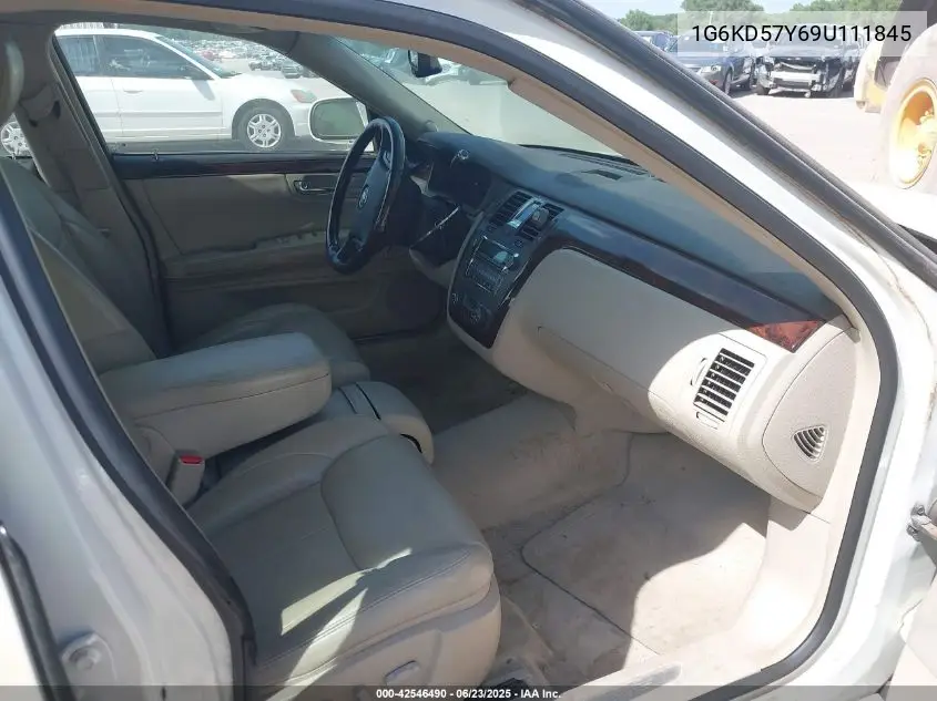 2009 Cadillac Dts VIN: 1G6KD57Y69U111845 Lot: 42546490