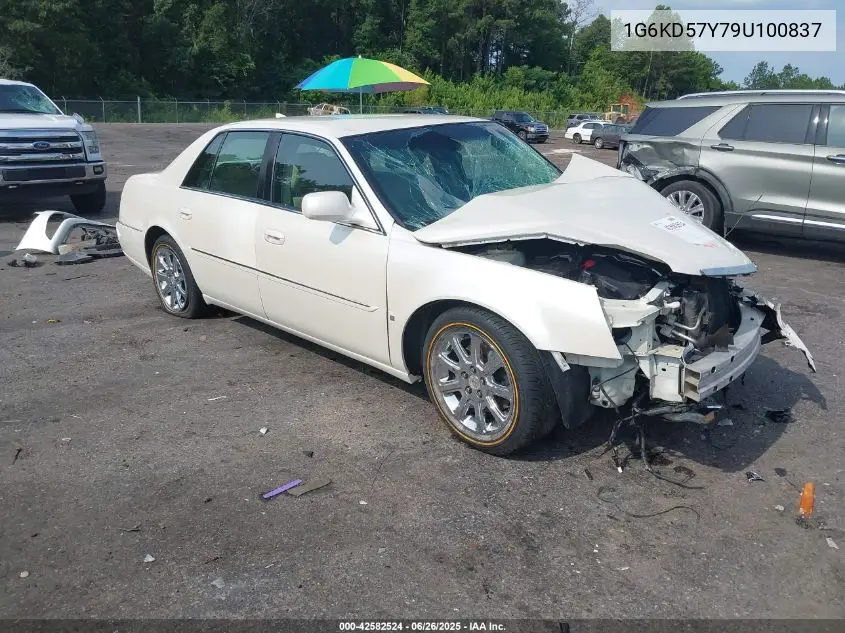 2009 Cadillac Dts 1Sb VIN: 1G6KD57Y79U100837 Lot: 42582524
