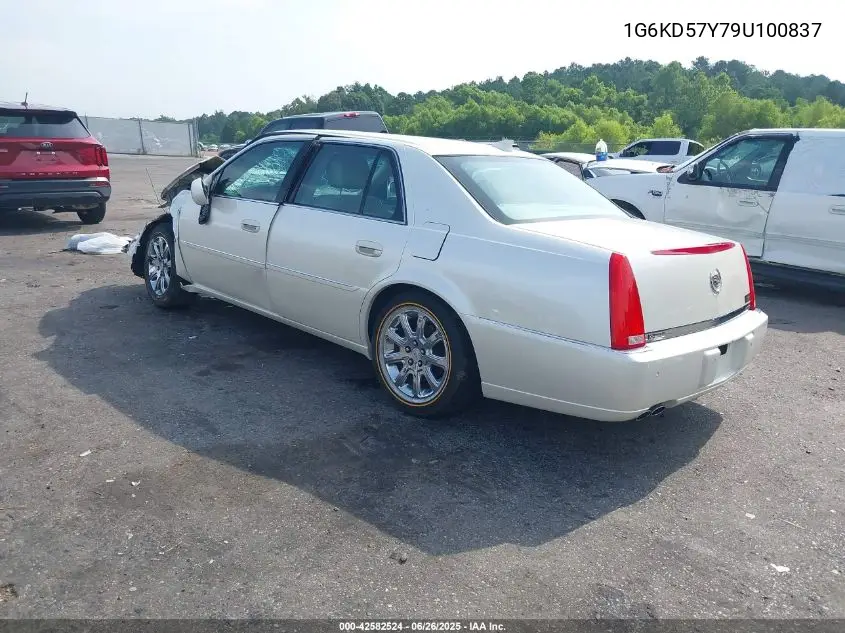 2009 Cadillac Dts 1Sb VIN: 1G6KD57Y79U100837 Lot: 42582524