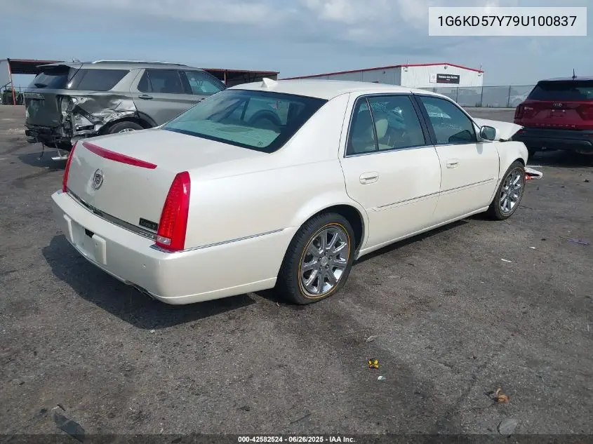 2009 Cadillac Dts 1Sb VIN: 1G6KD57Y79U100837 Lot: 42582524