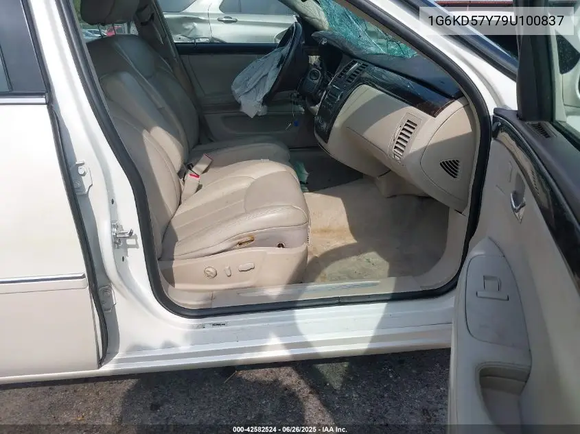 2009 Cadillac Dts 1Sb VIN: 1G6KD57Y79U100837 Lot: 42582524