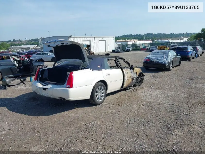 2009 Cadillac Dts 1Sa VIN: 1G6KD57Y89U133765 Lot: 42594434