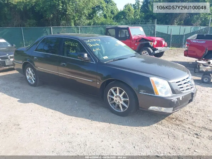 2009 Cadillac Dts 1Sd VIN: 1G6KD57Y29U100048 Lot: 42598612