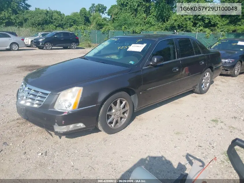2009 Cadillac Dts 1Sd VIN: 1G6KD57Y29U100048 Lot: 42598612
