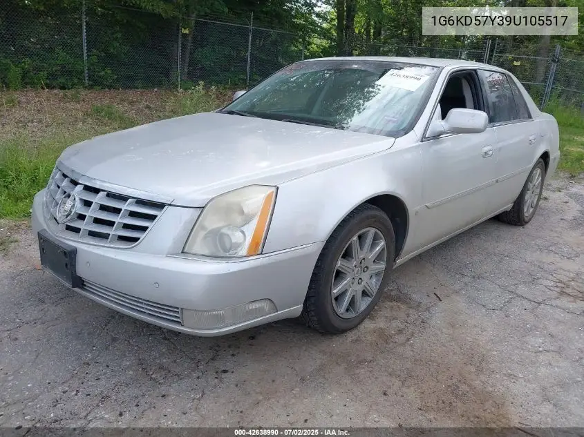2009 Cadillac Dts 1Sc VIN: 1G6KD57Y39U105517 Lot: 42638990