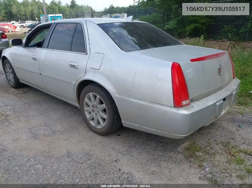 2009 Cadillac Dts 1Sc VIN: 1G6KD57Y39U105517 Lot: 42638990