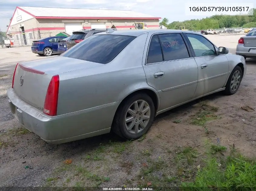 2009 Cadillac Dts 1Sc VIN: 1G6KD57Y39U105517 Lot: 42638990