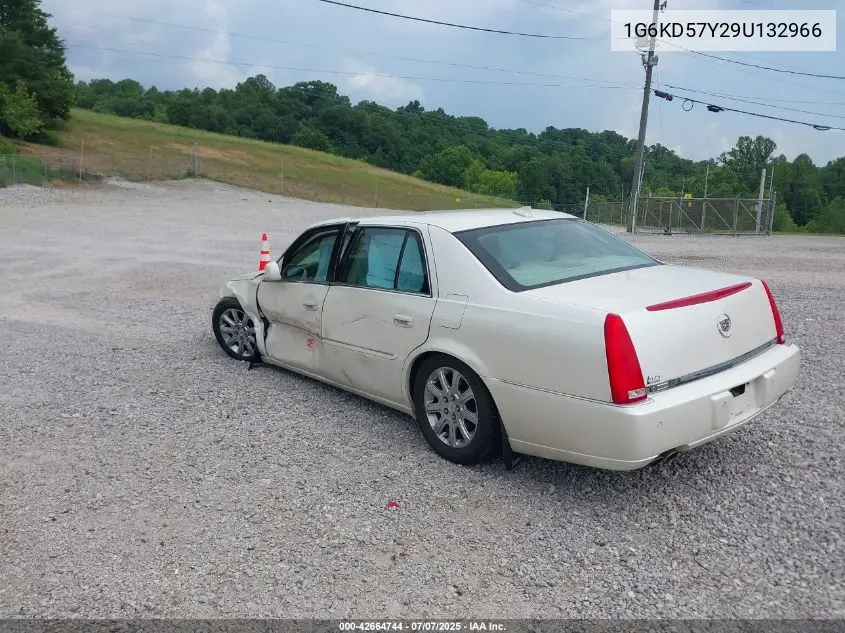 2009 Cadillac Dts 1Sb VIN: 1G6KD57Y29U132966 Lot: 42664744