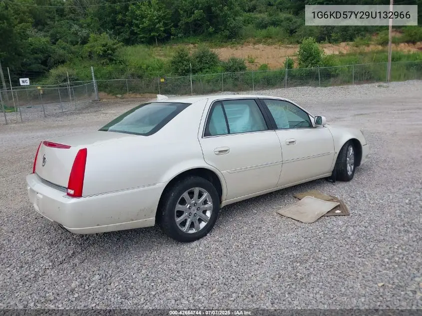 2009 Cadillac Dts 1Sb VIN: 1G6KD57Y29U132966 Lot: 42664744