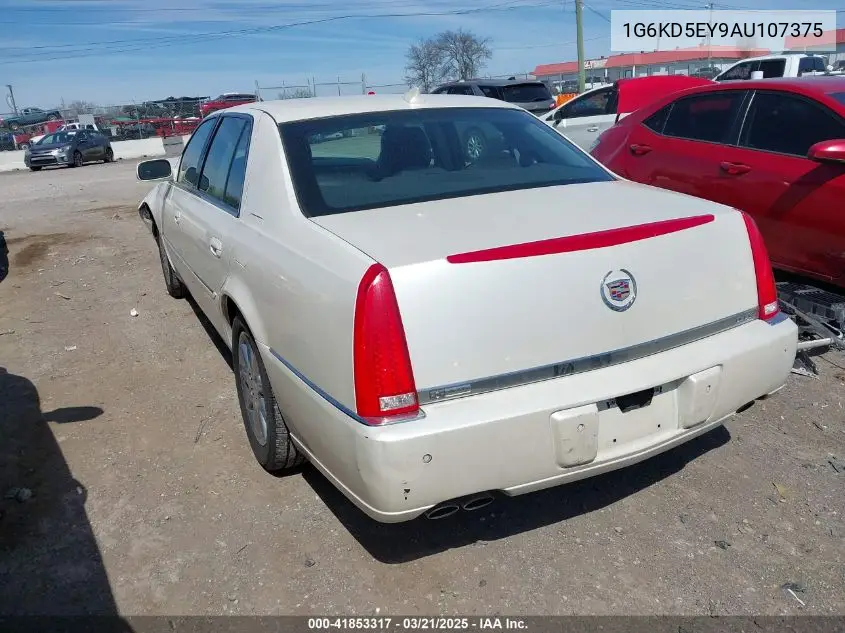 2010 Cadillac Dts Luxury Collection VIN: 1G6KD5EY9AU107375 Lot: 41853317