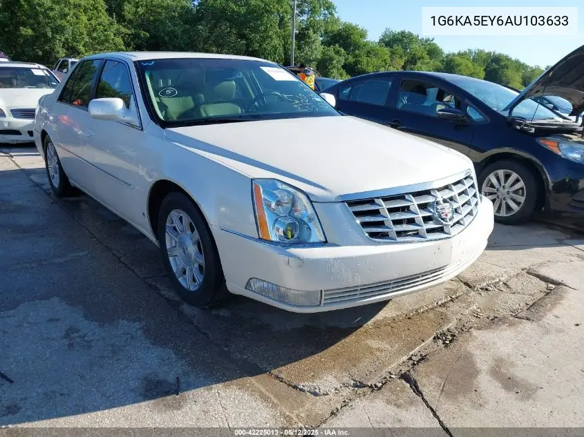 2010 Cadillac Dts Standard VIN: 1G6KA5EY6AU103633 Lot: 42225013