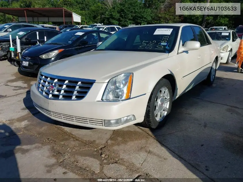 2010 Cadillac Dts Standard VIN: 1G6KA5EY6AU103633 Lot: 42225013