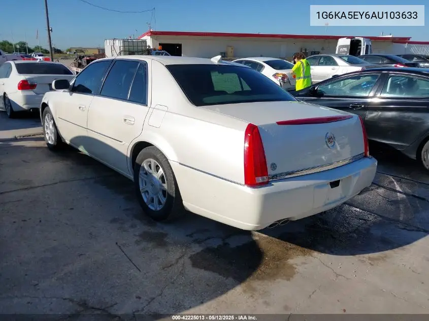 2010 Cadillac Dts Standard VIN: 1G6KA5EY6AU103633 Lot: 42225013