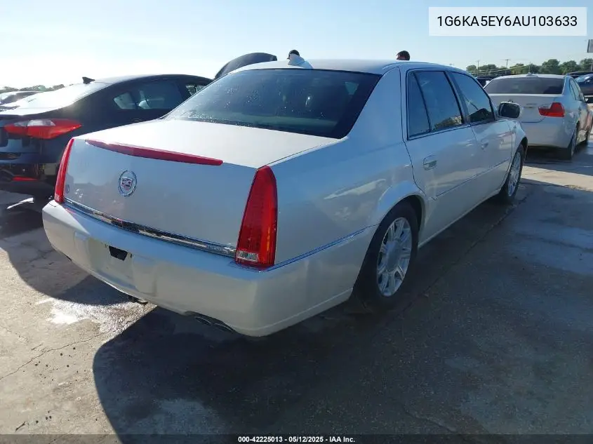 2010 Cadillac Dts Standard VIN: 1G6KA5EY6AU103633 Lot: 42225013