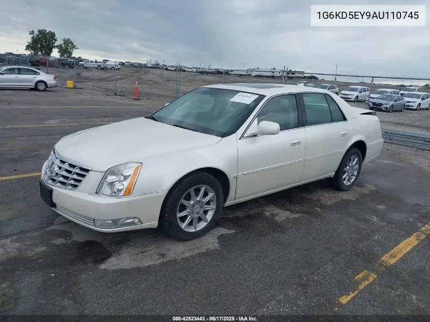 2010 Cadillac Dts Luxury Collection VIN: 1G6KD5EY9AU110745 Lot: 42523443