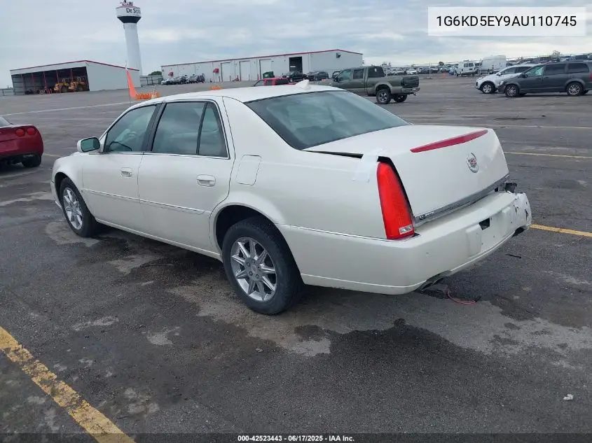 2010 Cadillac Dts Luxury Collection VIN: 1G6KD5EY9AU110745 Lot: 42523443